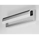 Waterfall LED 18 inch Polished Chrome Bath Vanity Wall Light