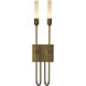 Lisse 2 Light 5.5 inch Bronze ADA Sconce Wall Light