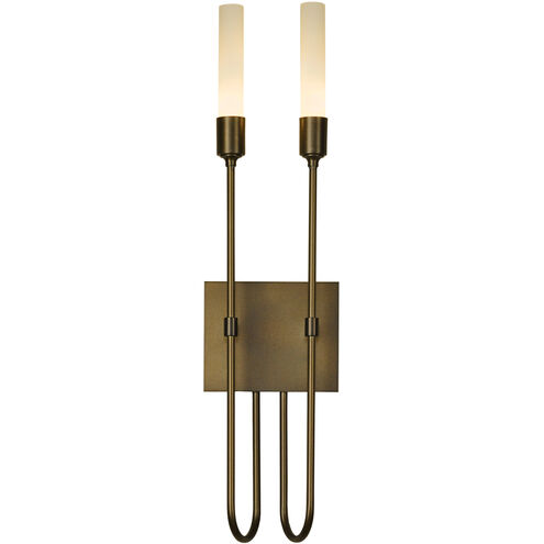 Lisse 2 Light 5.5 inch Bronze ADA Sconce Wall Light