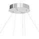 Madeline LED 32 inch Chrome Down Chandelier Ceiling Light