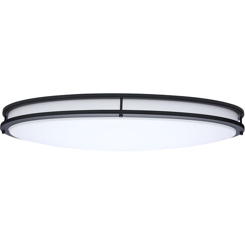 Glamour LED 17.99 inch Black Oval Flush Mount Ceiling Light