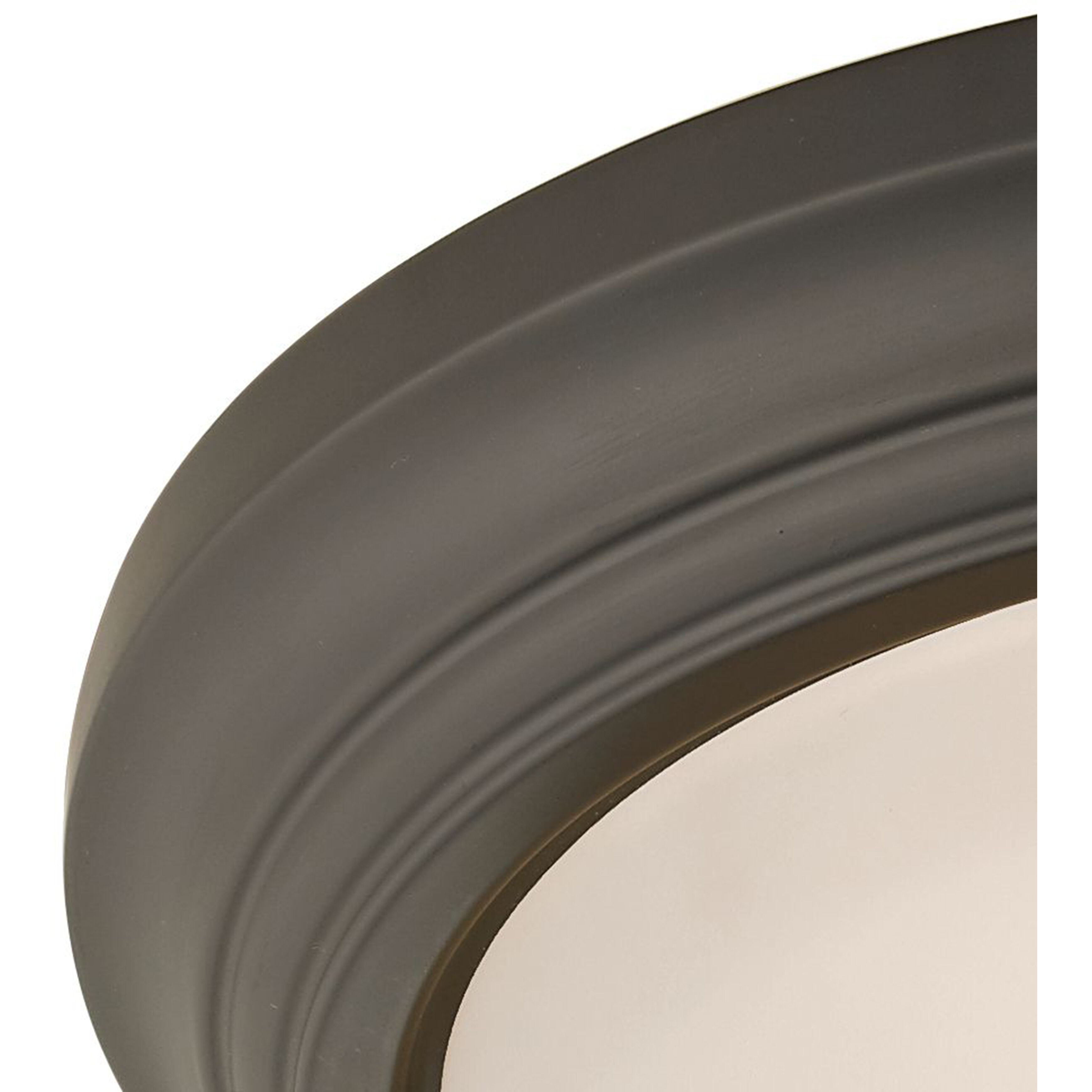 Huntington 2 Light 13 inch Oil Rubbed Bronze Flush Mount Ceiling Light