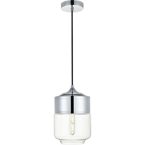 Lock Haven 1 Light 7 inch Chrome Pendant Ceiling Light