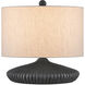 Mythmaker 17 inch 100.00 watt Black Granite/Satin Black Table Lamp Portable Light