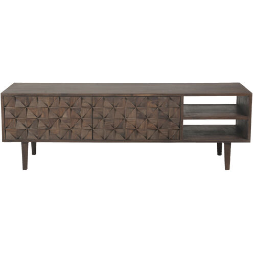 Pablo 55 inch Brown Entertainment Unit