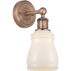Ellery 1 Light 4.75 inch Antique Copper and White Sconce Wall Light