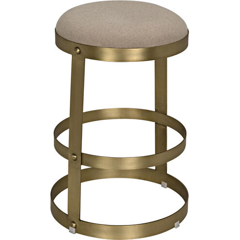 Dior 26 inch Antique Brass Counter Stool