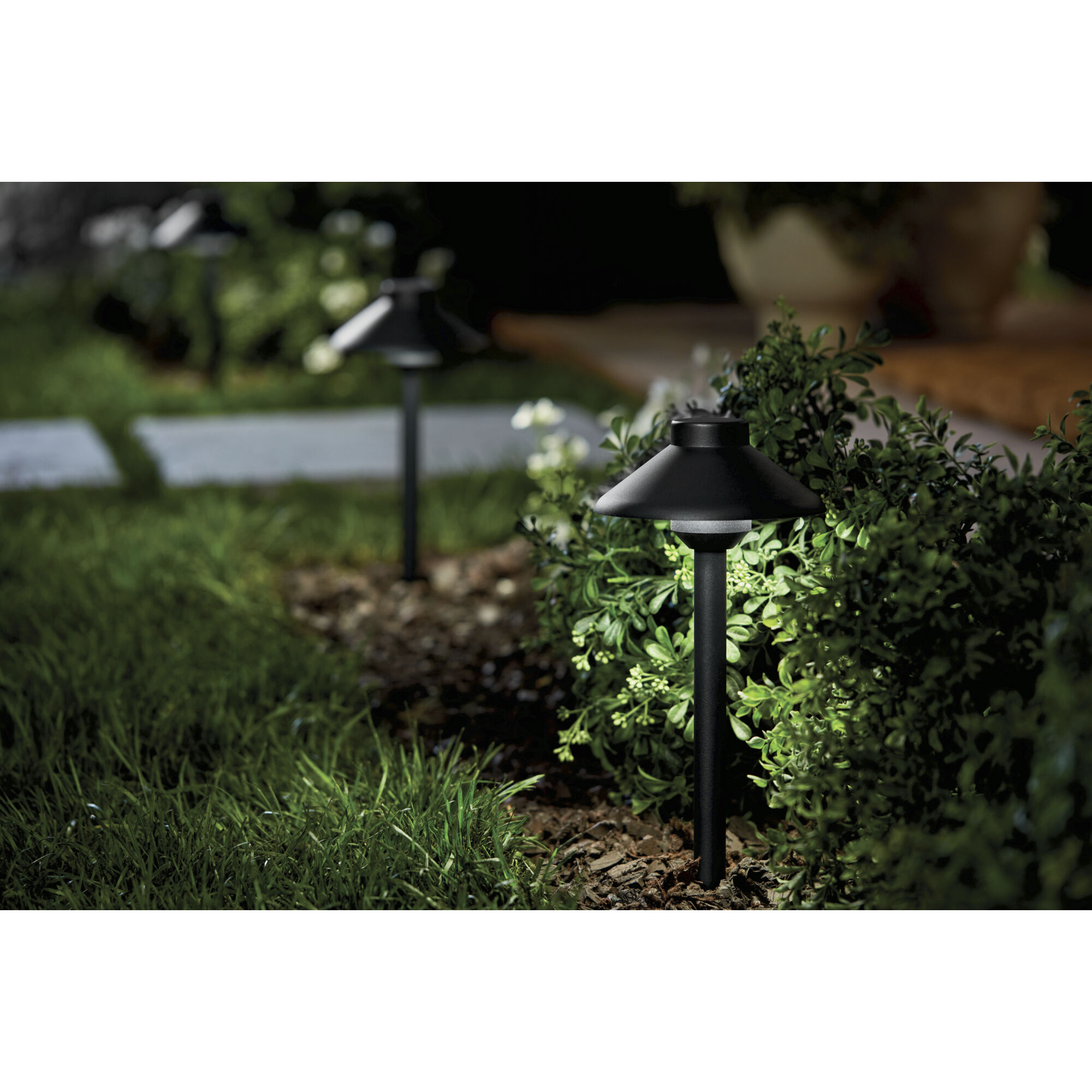 Independence 12 2.00 watt Black Textured Landscape 12V LED Path/Spread