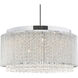 Claire 12 Light 20 inch Chrome Drum Shade Chandelier Ceiling Light