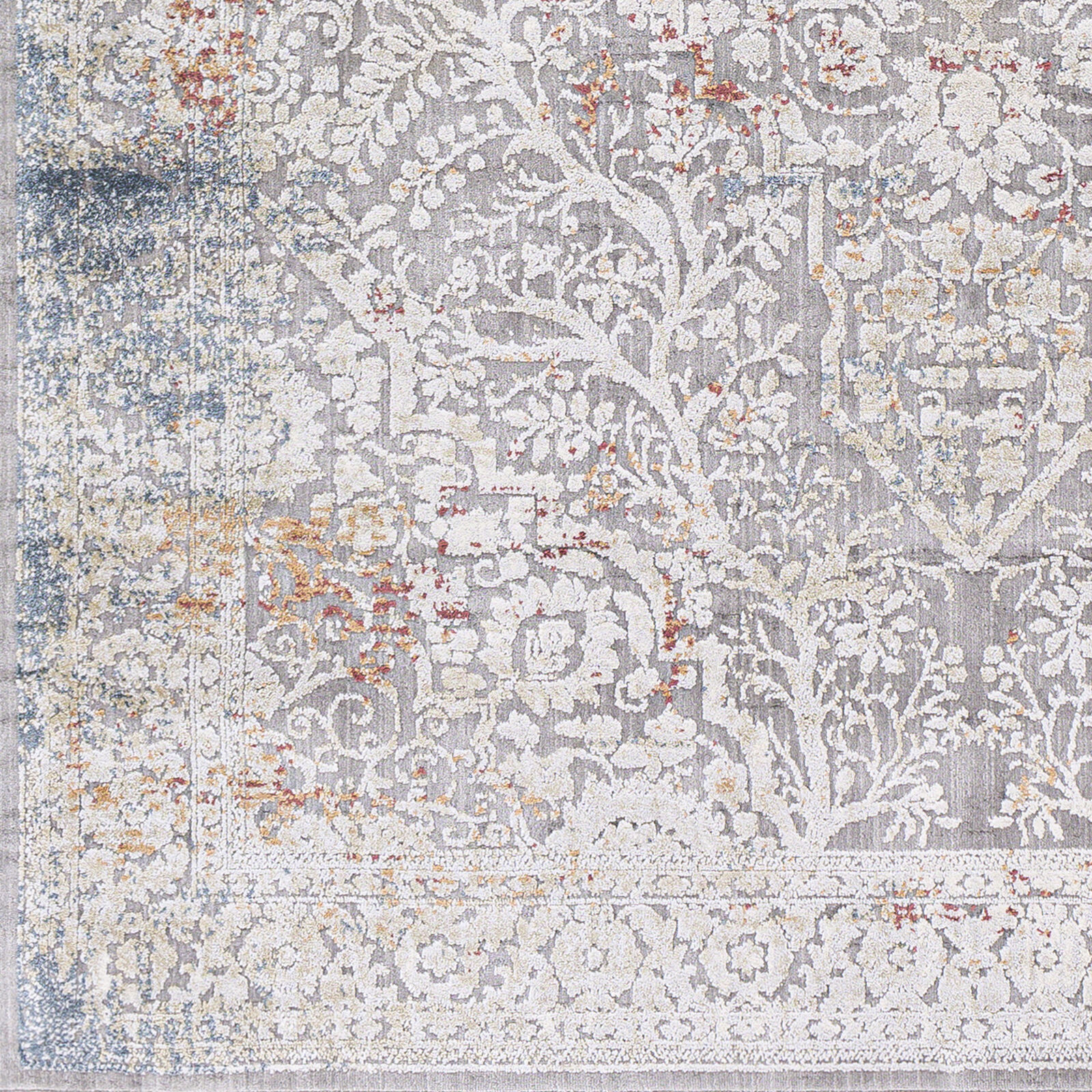 Norland 114 X 79 inch Medium Gray Rug in 7 x 9, Rectangle