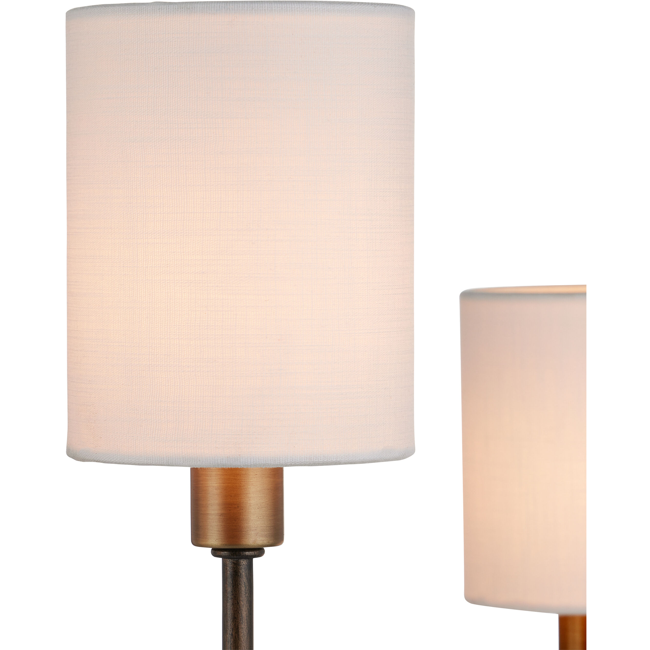 Archetype 8 Light 32.5 inch Statuary Bronze/Antique Brass Chandelier Ceiling Light