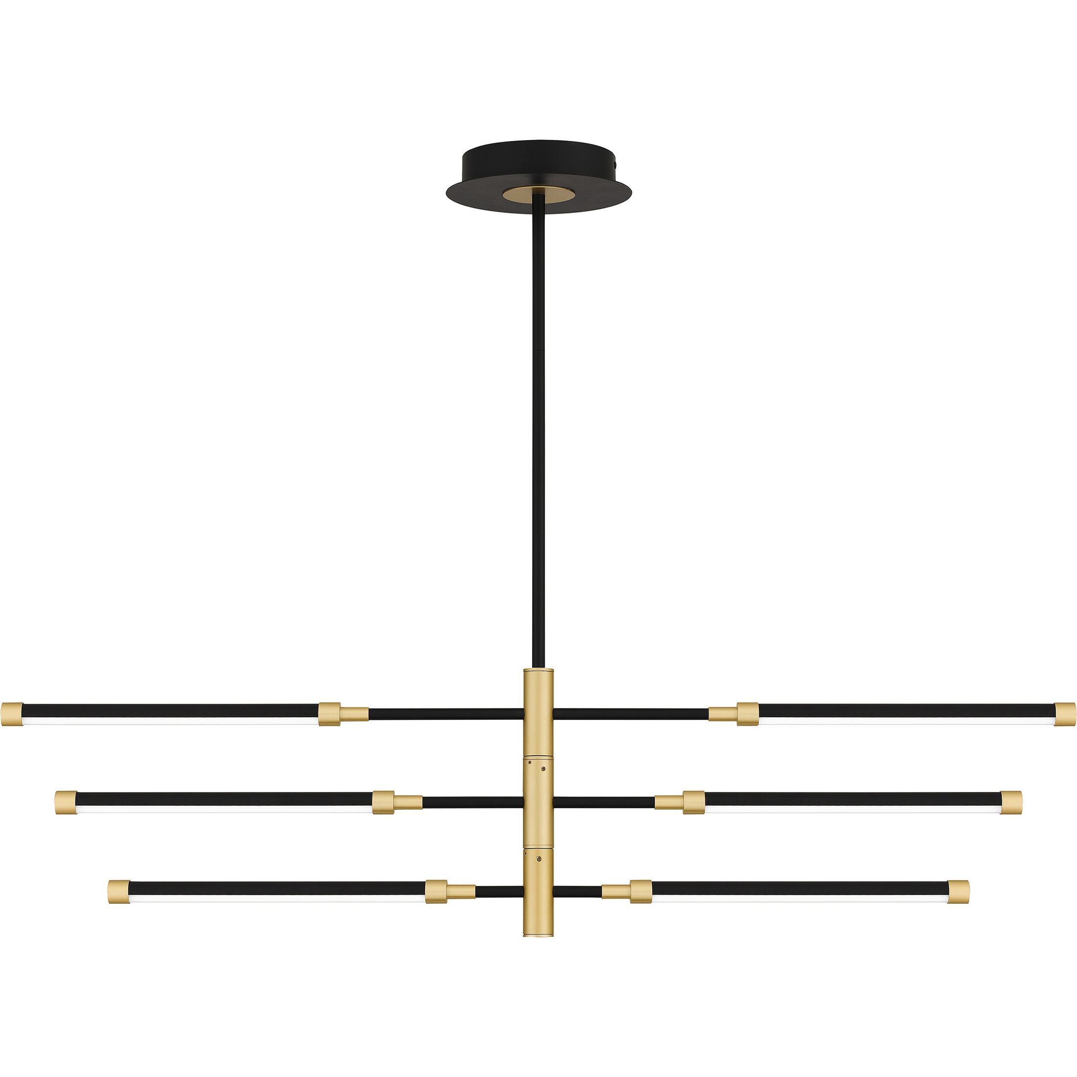 Azalea LED 40 inch Matte Black Island Light Ceiling Light