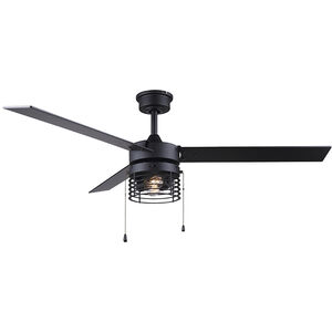Alder 52 inch Black Indoor Ceiling Fan