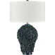 Larkin 27.5 inch 9 watt Green Glazed Table Lamp Portable Light