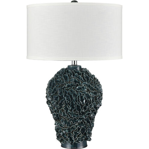 Larkin 27.5 inch 9 watt Green Glazed Table Lamp Portable Light