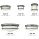 Hadley 3 Light 14 inch Antique Nickel Indoor Flush Mount Ceiling Light