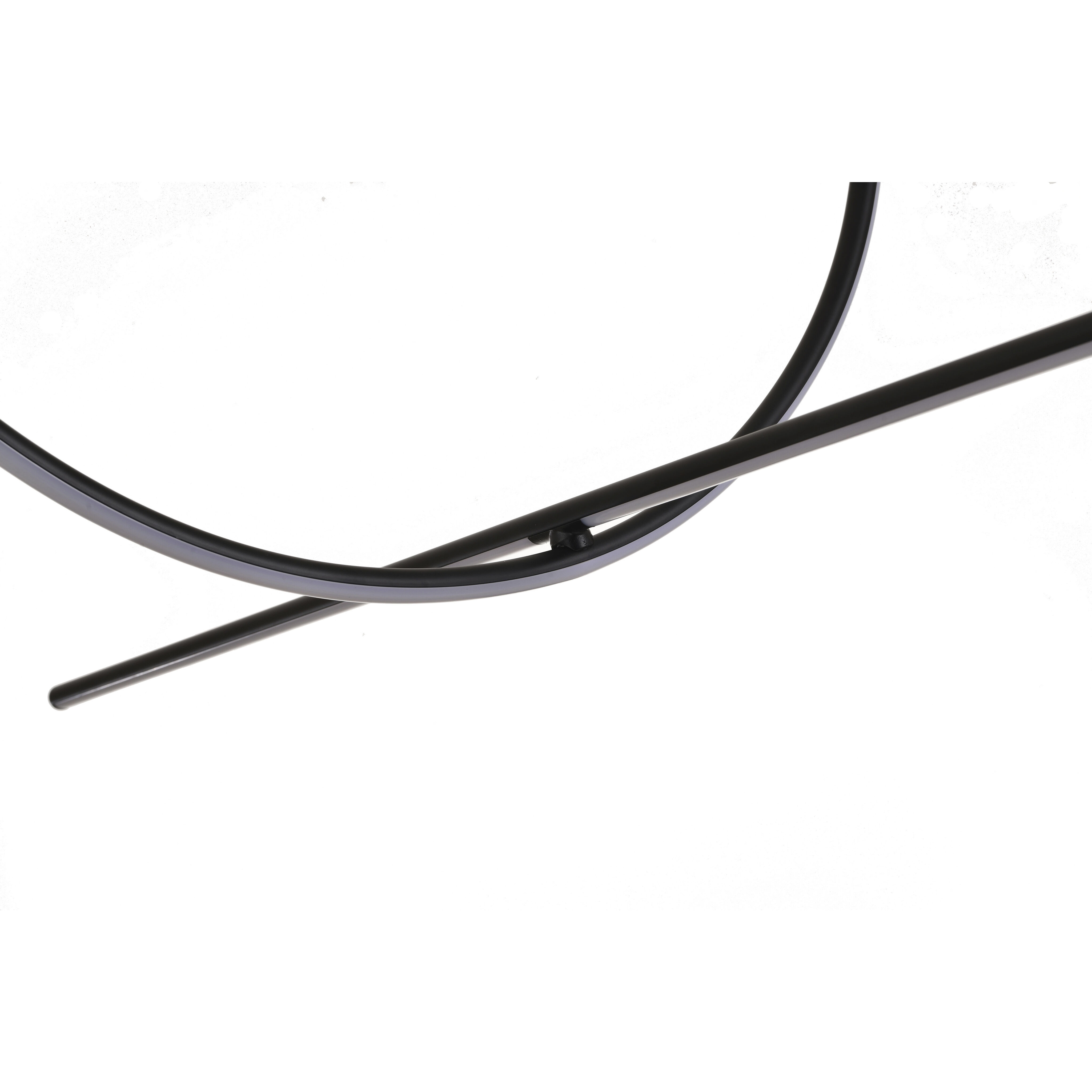 Canada LED 23.6 inch Black Chandelier Ceiling Light