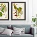 Florals Collection Green Framed Art