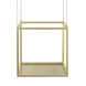 Anita 15.7 inch Gold Shelves