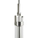 Foxwich 1 Light 7.8 inch Polished Nickel Pendant Ceiling Light, Luz Studio