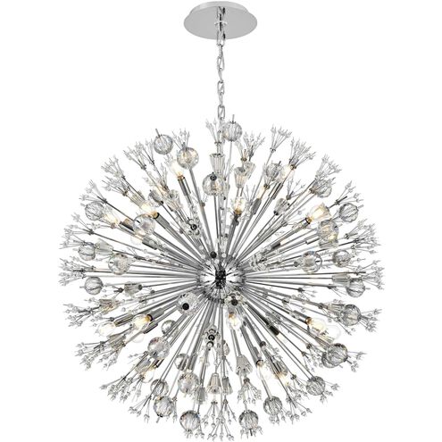 Vera 24 Light 38 inch Chrome Pendant Ceiling Light