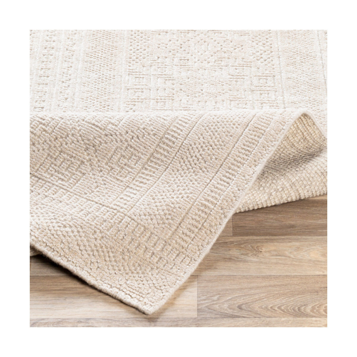 Sylvia 72 X 48 inch Beige Rug, Rectangle