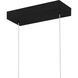 Amaranth LED 32 inch Matte Black Island Light Ceiling Light