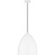 Drew & Jonathan Scott Huron 1 Light 17 inch Matte White Pendant Ceiling Light