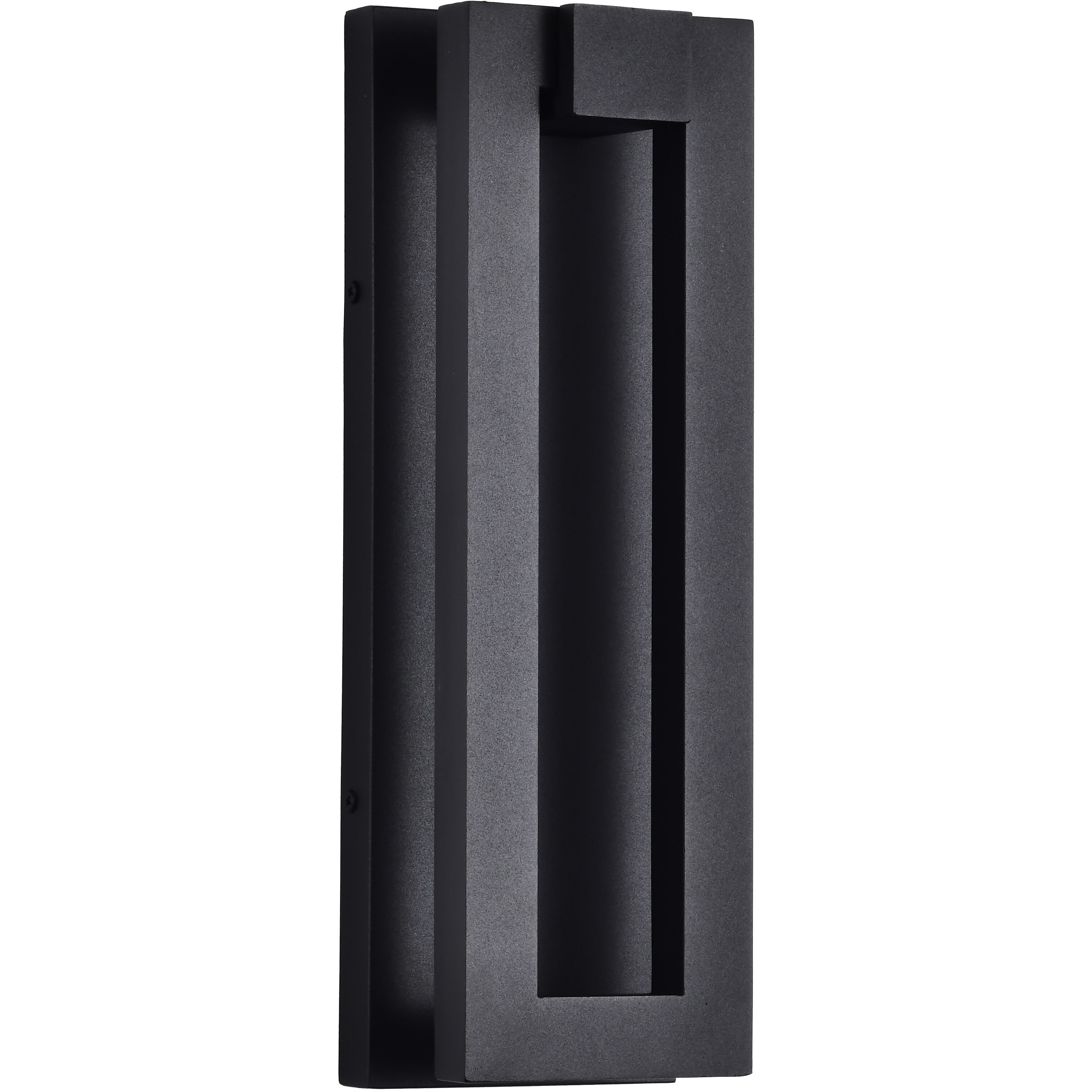 Crew LED 15 inch Sand Black Outdoor Wall Light