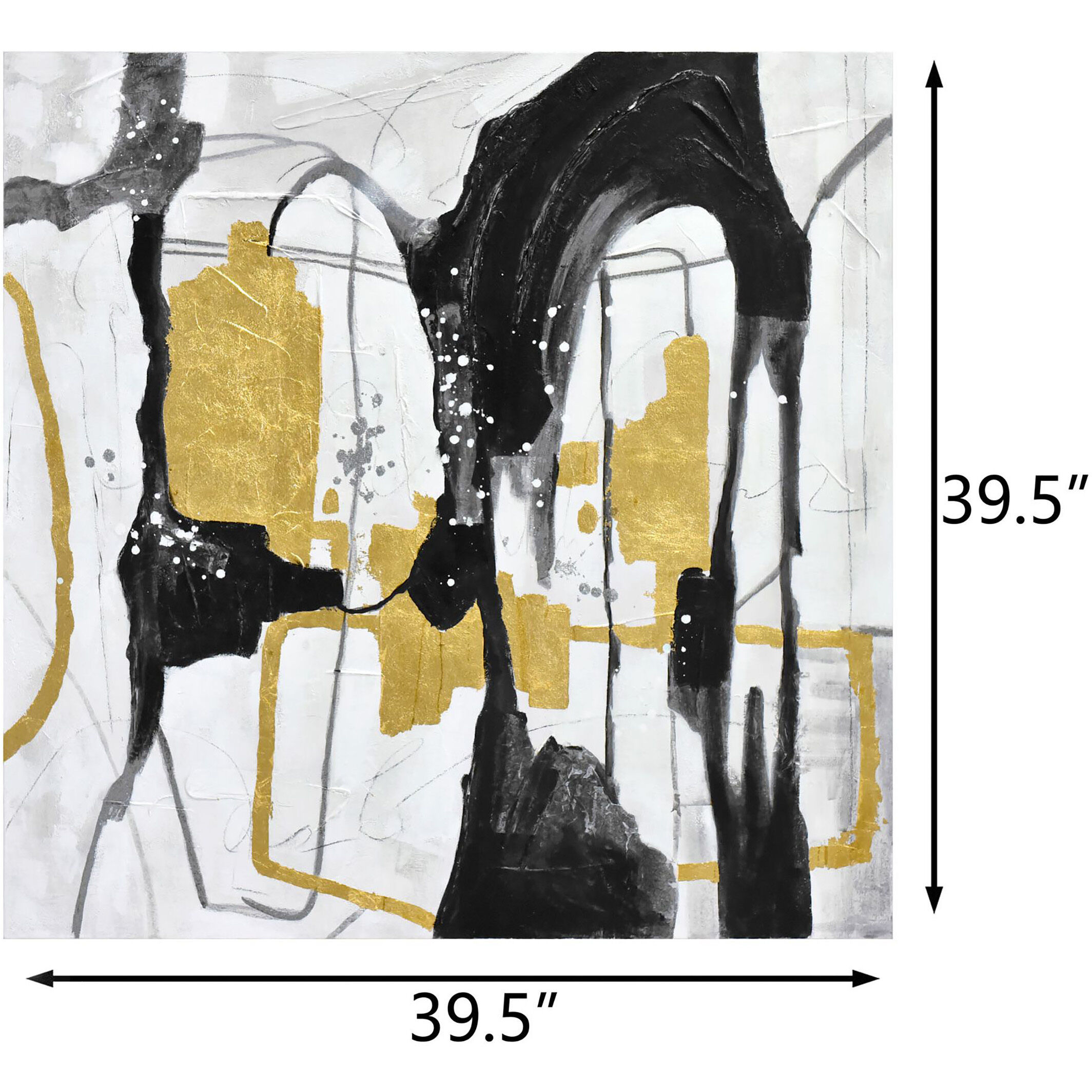 Holy Cow Black Wall Art