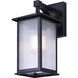 Fernie 1 Light 12.5 inch Matte Black Outdoor Down Light
