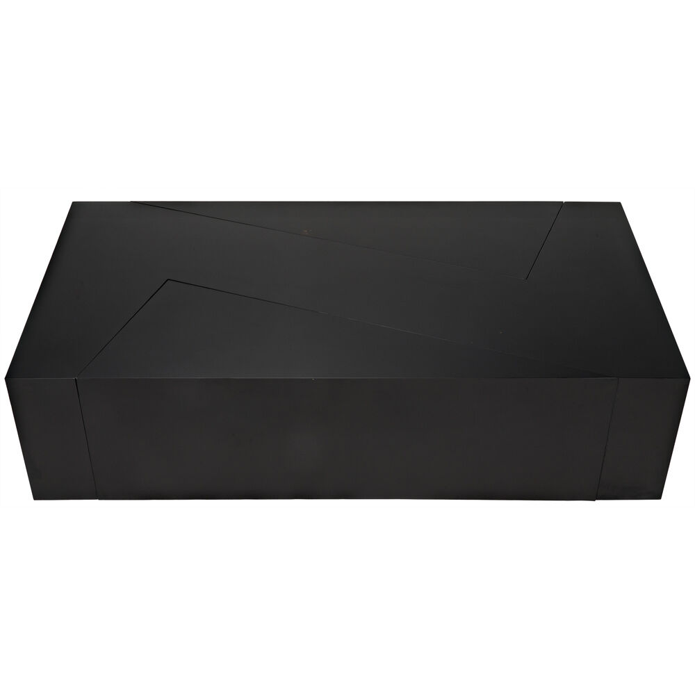 Element 68 X 36 inch Matte Black Coffee Table
