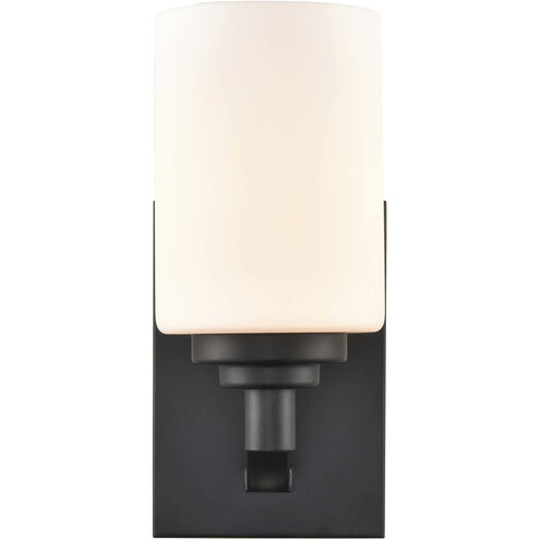 Durham Indoor Wall Sconce Wall Light in Matte Black