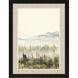Mountain Glimpse Green and Blue and Brown Framed Art, Propac