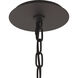 Ravelin 8 Light 32 inch Dark Bronze Pendant Ceiling Light