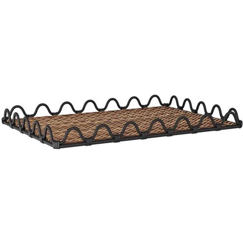 Mar 21.5 X 2 inch Black & Natural Tray