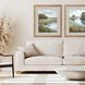 Waterside Collection Raked Silver Framed Art