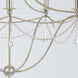 Metro 5 Light 27.5 inch Antique Silver Chandelier Ceiling Light