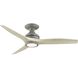 Spitfire 48 inch Antique Graphite with Light Oak Blades Indoor/Outdoor Ceiling Fan, Kit