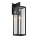 Westbrook 1 Light 20.25 inch Matte Black Outdoor Sconce in Clear Glass, Brass Traditions by Innovations Lighting