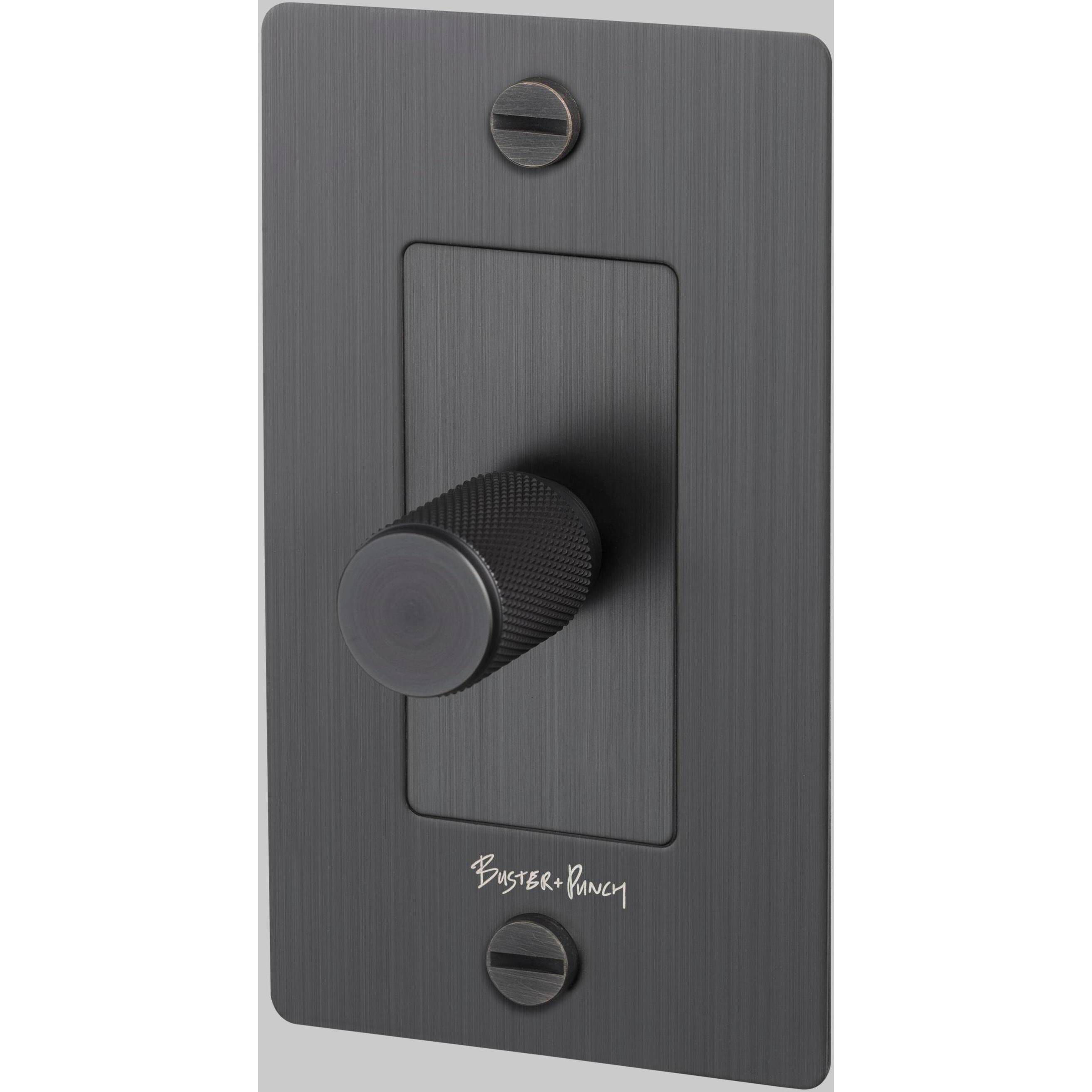 1G 100-120 Smoked Bronze Dimmer Switch, LED