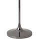 Lollipop 61 inch 14 watt Black Nickel Floor Lamp Portable Light