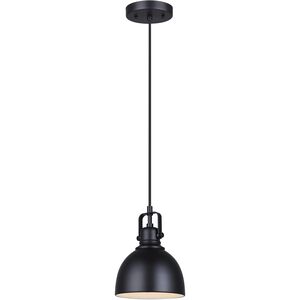 Polo 1 Light 6.25 inch Black Pendant Ceiling Light