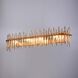Icicles 4 Light 36 inch Satin Brass Bath Vanity Wall Light