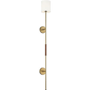 Bohemian 1 Light 6 inch Natural Brass Wall Sconce Wall Light, Plug-In
