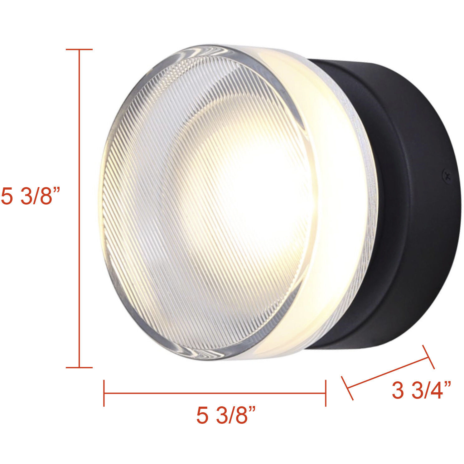 Benni LED 3.75 inch Black Outdoor Lantern