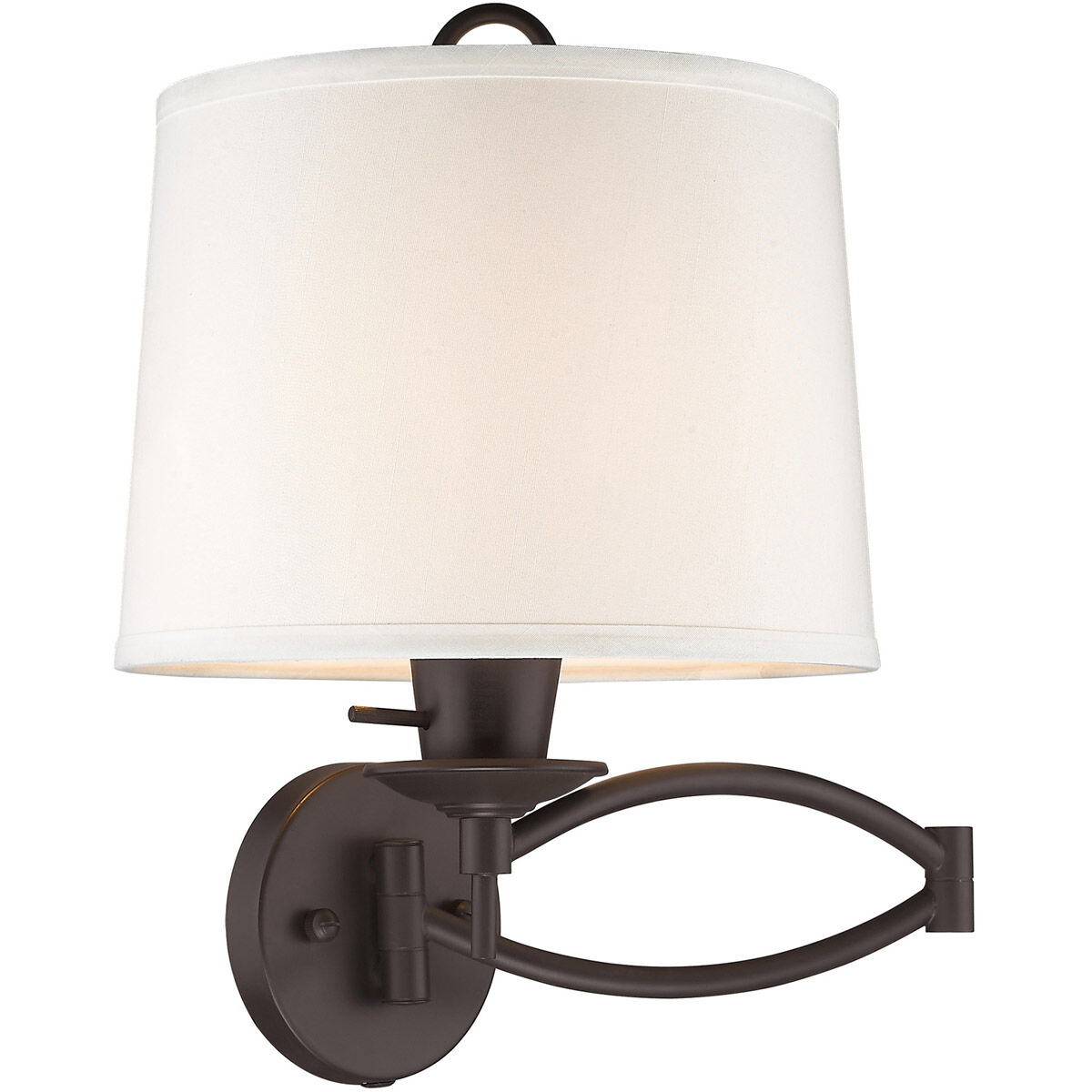 Allison 25 inch 100.00 watt Bronze Swing Arm Wall Lamp Wall Light