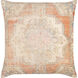 Javed 20 inch Burnt Orange Pillow Kit in 20 x 20, Square