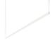 Thin-Line LED 96 inch Satin White Pendant Ceiling Light