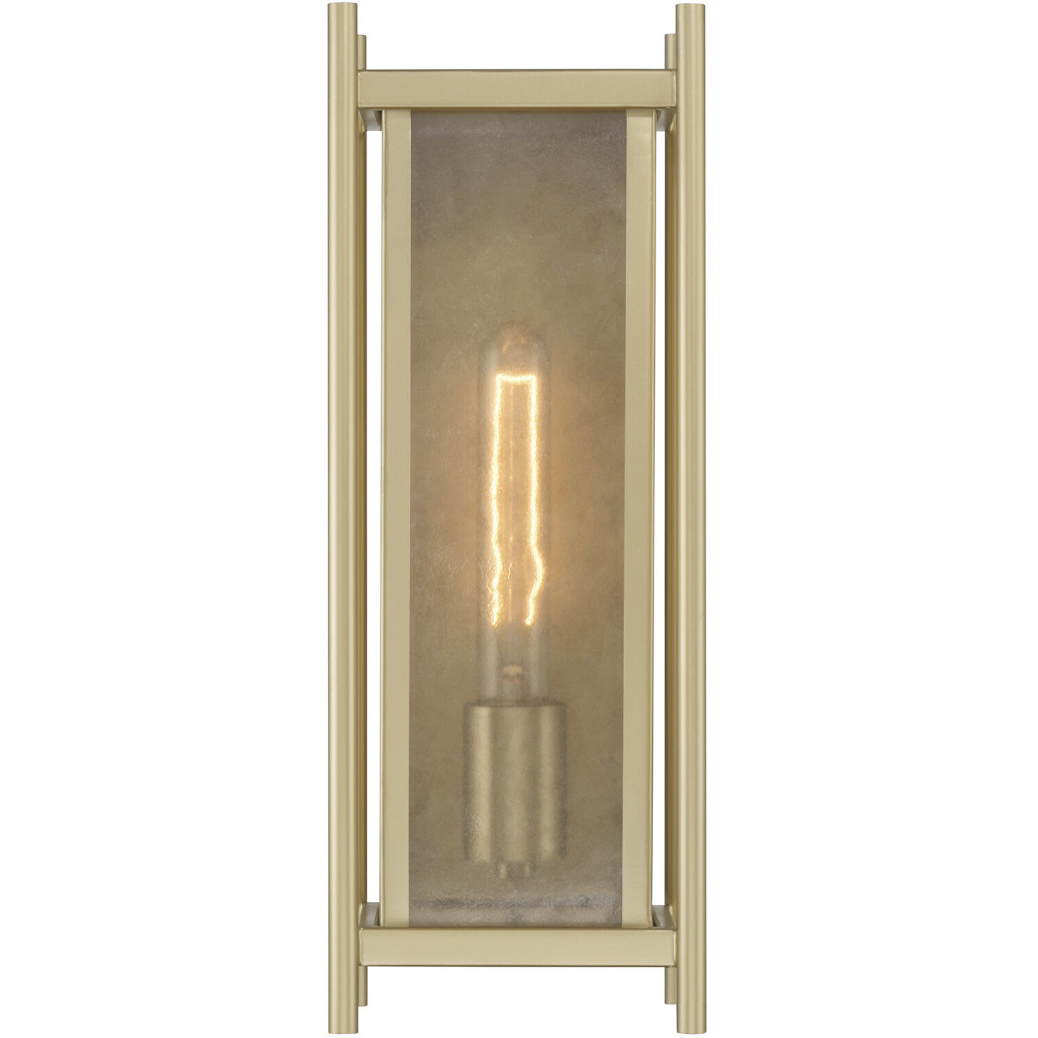 Jacobs 1 Light 16 inch Serene Brass Outdoor Wall Lantern